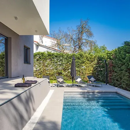 Aida - 4 Bedroom Luxury With Large Private Pool 4k Projector And Jacuzzi Willa Pula