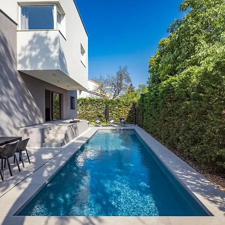Aida - 4 Bedroom Luxury With Large Private Pool 4k Projector And Jacuzzi Pula